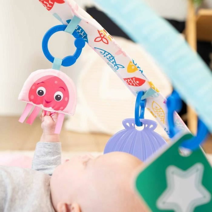 Baby Einstein Tapis d'éveil évolutif 4-en-1 Kickin' Tunes Jellyfish Jamboree - Rose