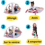 Baby Einstein Tapis d'éveil musical 4-en-1 Jellyfish Jamboree - Arche sensorielle, piano avec 90 sons, apprentissage multilingue, 0-36 mois, rose