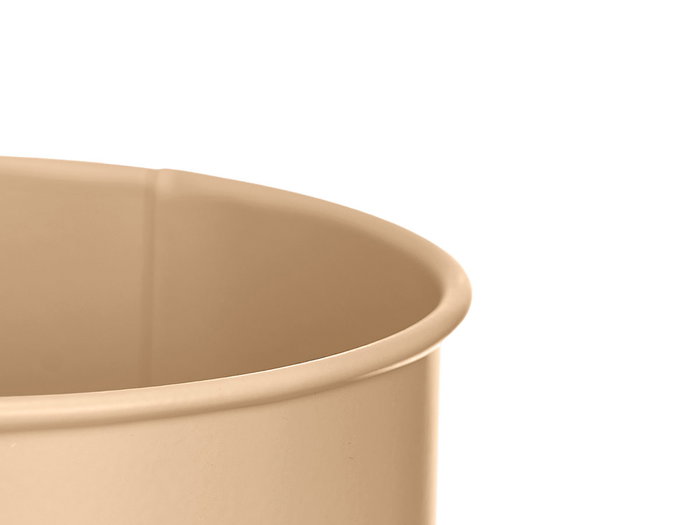 KINVARA Porte-ustensiles en acier Beige + Plata