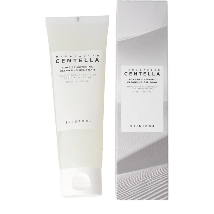 Skin1004 Gel nettoyant moussant illuminateur de teint Madagascar Centella - 125 ml - Purifie et uniformise le teint