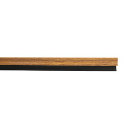 WOLFPACK LINEA PROFESIONAL Bas de porte PVC chêne à caoutchouc 1 mètre