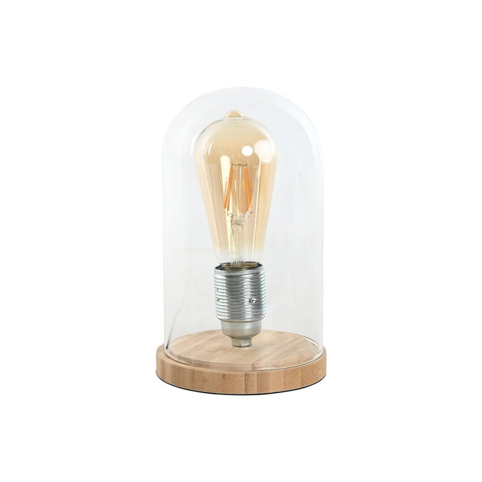 Lampe de bureau Home ESPRIT Naturel Bambou Verre 50 W 220 V 13 x 13 x 22 cm Lampe de bureau Home ESPRIT Naturel Bambou Verre 50 W 220 V 13 x 13 x 22 cm