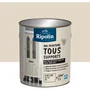 Ripolin - Peinture Multi-Supports Mat Blanc Cassé RAL 1013 - 2 Litres - Pour Bois, Métal, Béton, PVC, 12 Matériaux - Résiste aux UV et Intempéries