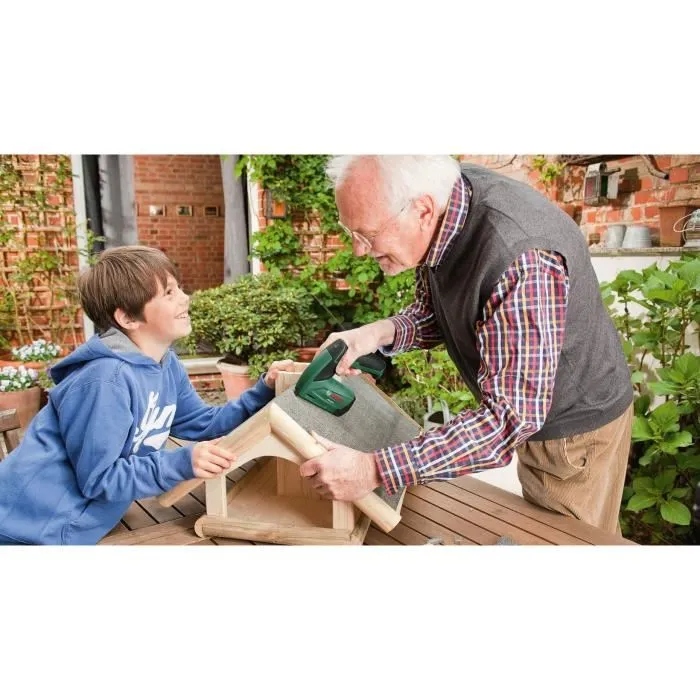 Bosch PTK 3,6 Li Agrafeuse sans fil pour bois - Batterie Lithium-Ion avec indicateur de charge et système Push + Release - Livrée avec 1000 agrafes