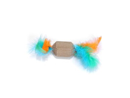 Freedog Rascador Kraft Hexagono avec plumeau