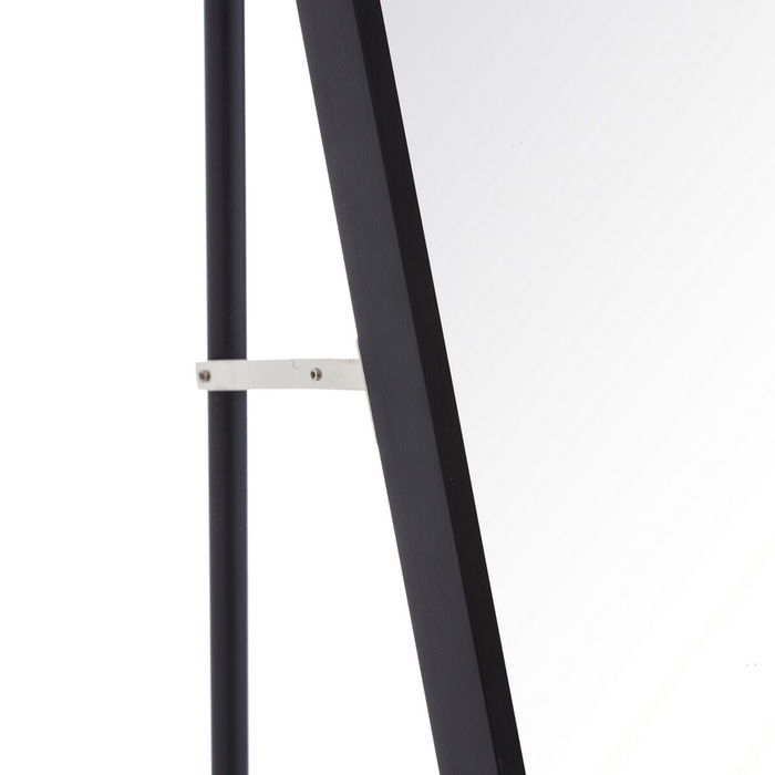 Miroir sur pied Noir Aluminium Verre 50 x 2,5 x 160 cm