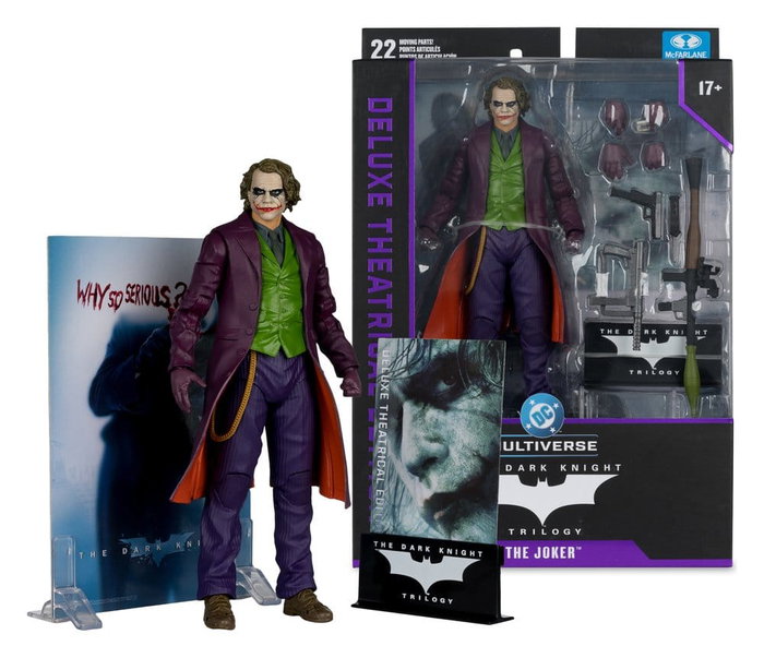 McFarlane Toys Joker The Dark Knight Deluxe Theatrical Edition