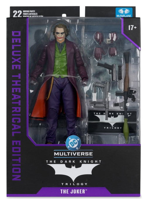 McFarlane Toys Joker The Dark Knight Deluxe Theatrical Edition