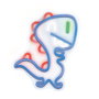 Forever Lampe Néon LED PLEXI Jurassic Baby avec Variateur, Alimentation USB