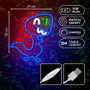 Forever Lampe Néon LED PLEXI Jurassic Baby avec Variateur, Alimentation USB