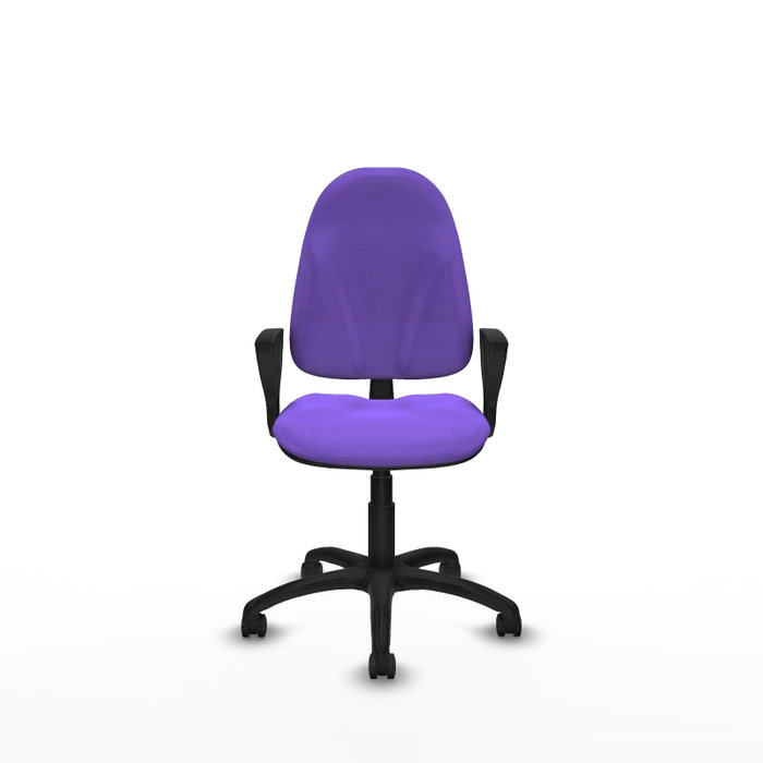 PIQUERAS Y CRESPO Chaise de bureau Algarra, tissu lilas, base polyamide noir PIQUERAS Y CRESPO Chaise de bureau Algarra, tissu lilas, base polyamide noir