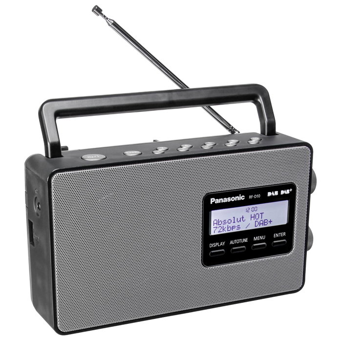 Panasonic RF-D10EG-K Bluetooth Lecteur CD/MP3 Noir Panasonic RF-D10EG-K Bluetooth Lecteur CD/MP3 Noir