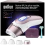 Braun Skin i-expert PL7431 Épilateur à lumière pulsée IPL avec capteur SkinProtect - Blanc et Rose Gold