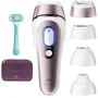 Braun Skin i-expert PL7431 Épilateur à lumière pulsée IPL avec capteur SkinProtect - Blanc et Rose Gold