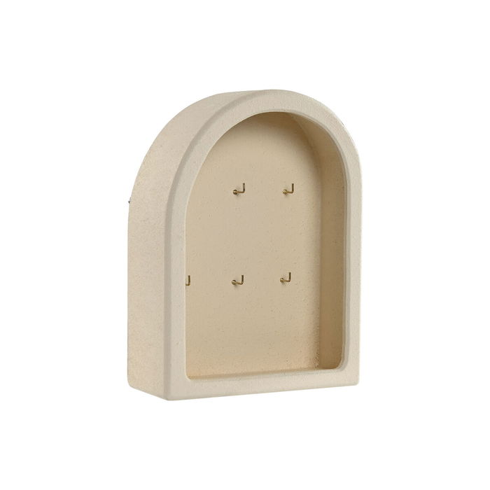 Armoire à clés Home ESPRIT Beige 20,5 X 8,5 X 27,5 cm