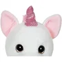 GIPSY Peluche Licorne Puppy Eyes Pets 40 cm - Blanc - Douce et sûre pour enfant dès la naissance - Intérieur