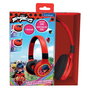 LEXIBOOK Prodigiosa Ladybug - Casque audio enfant pliable Bluetooth 5.0 et filaire 3,5 mm avec son limité à 85 dB, micro et batterie rechargeable