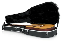 Gator Étui rigide moulé pour guitare dreadnought 12 cordes - Noir