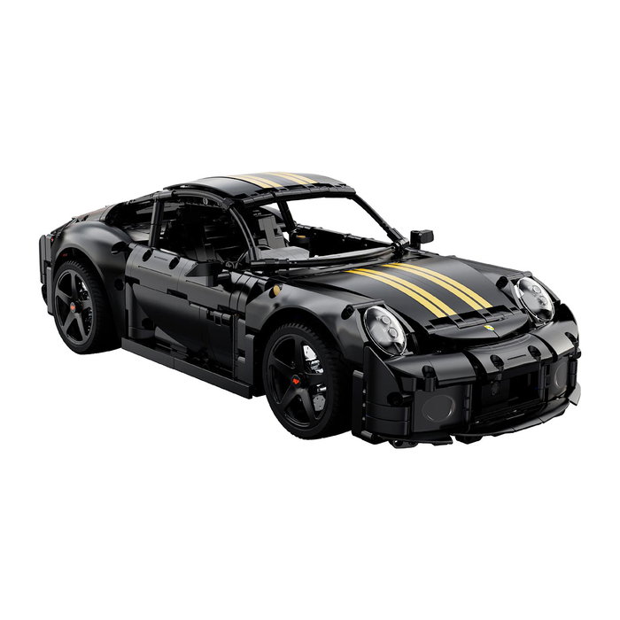 DEQUBE Ruf GT Échelle 1:10 Noir Mat - 1655 pièces