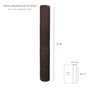 SATURNIA Malla Sombreo 90% Marron 4,0 m x 50 m