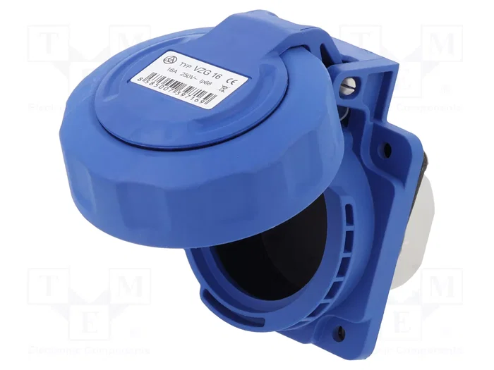 SEZ DK Socle femelle d'alimentation AC 16A 250V AC VZG 16 SEZ DK Socle femelle d'alimentation AC 16A 250V AC VZG 16