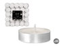 Acorde Lot de 50 bougies chauffe-plat blanches 3H - 18,7 x 18,7 x 2,7 cm - 10 g (Set de 18)