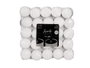 Acorde Lot de 50 bougies chauffe-plat blanches 3H - 18,7 x 18,7 x 2,7 cm - 10 g (Set de 18)