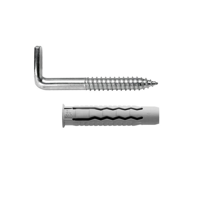 WOLFPACK LINEA PROFESIONAL Kit Sanitaire Alcayata avec Cheville Ø 14 x 70 mm WOLFPACK LINEA PROFESIONAL Kit Sanitaire Alcayata avec Cheville Ø 14 x 70 mm