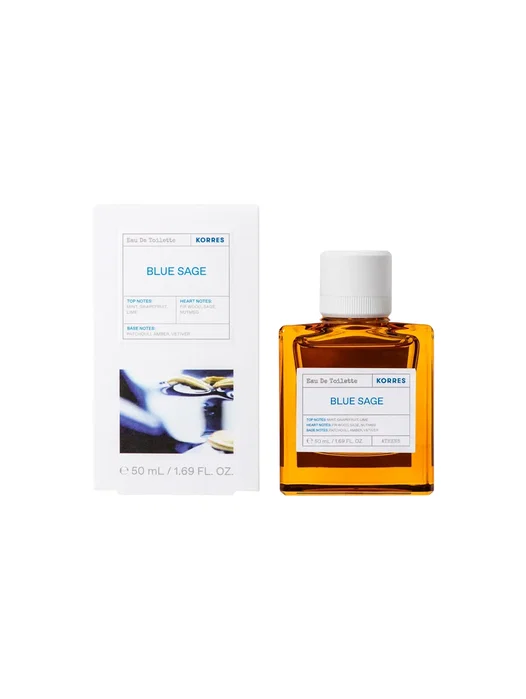Korres Blue Sage Eau de Toilette pour hommes 50 ml