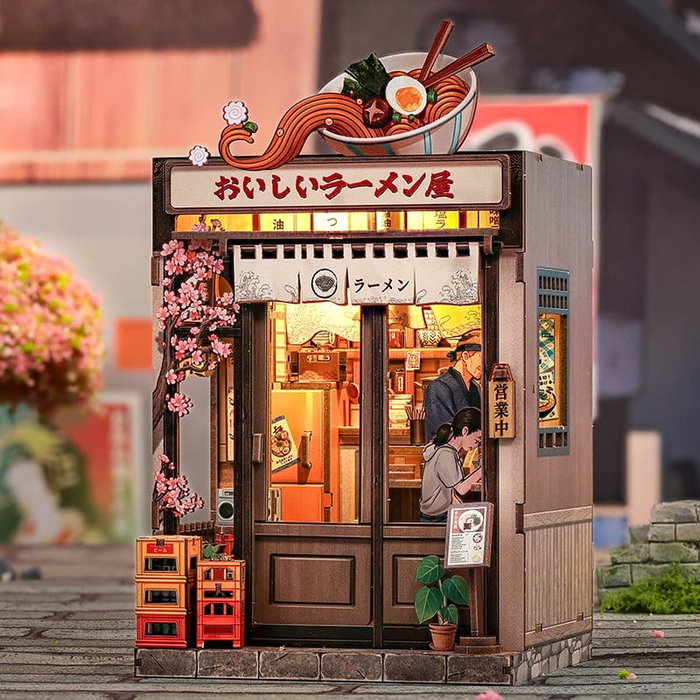 Figurine Model Kit Miniature House Oishii Kyoto 22 x 13 cm Figurine Model Kit Miniature House Oishii Kyoto 22 x 13 cm