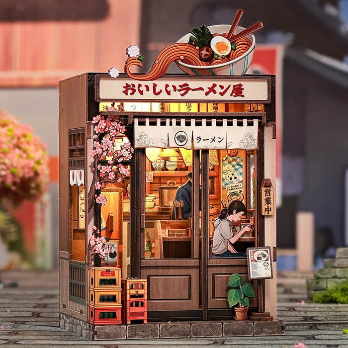 Figurine Model Kit Miniature House Oishii Kyoto 22 x 13 cm Figurine Model Kit Miniature House Oishii Kyoto 22 x 13 cm