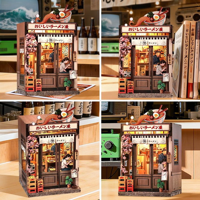 Figurine Model Kit Miniature House Oishii Kyoto 22 x 13 cm Figurine Model Kit Miniature House Oishii Kyoto 22 x 13 cm