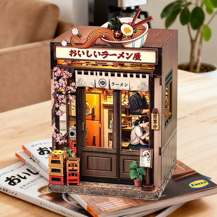 Figurine Model Kit Miniature House Oishii Kyoto 22 x 13 cm Figurine Model Kit Miniature House Oishii Kyoto 22 x 13 cm