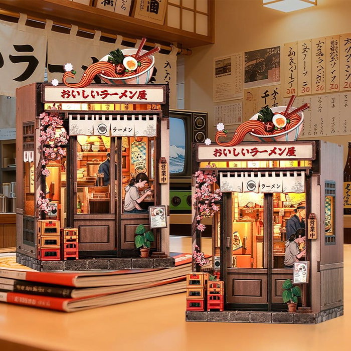 Figurine Model Kit Miniature House Oishii Kyoto 22 x 13 cm Figurine Model Kit Miniature House Oishii Kyoto 22 x 13 cm
