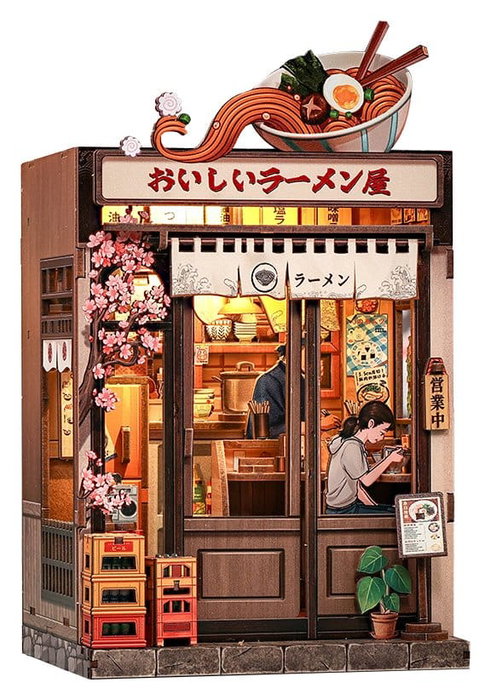 Figurine Model Kit Miniature House Oishii Kyoto 22 x 13 cm Figurine Model Kit Miniature House Oishii Kyoto 22 x 13 cm