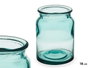 Giftdecor Jarron en verre recyclé transparent 18 x 13.5 cm (Set de 6)