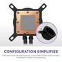 Nzxt RL-KN240-B2 - Kraken Plus 240 - Kit de Watercooling avec Écran LCD 1.54" Personnalisable - Performance Améliorée - Compatible Socket AM4 - Noir