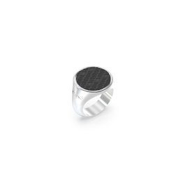 Guess Bague King's Road JUMR03222JWSTBK64 Taille 64 en Acier Inoxydable