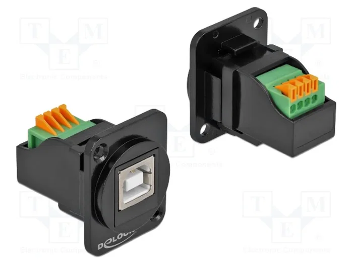 DELOCK Module USB D-Type USB B socle noir DELOCK Module USB D-Type USB B socle noir