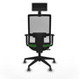Chaise de Bureau avec Appui-tête Piqueras y Crespo 1D066G1 Vert