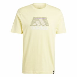 T-shirt à manches courtes homme Adidas Codes Bos Graphic Jaune