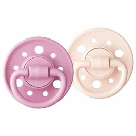 Dodie Duo Sucettes Gaïa Ronde Jardin Botanique Rose 0-6 mois