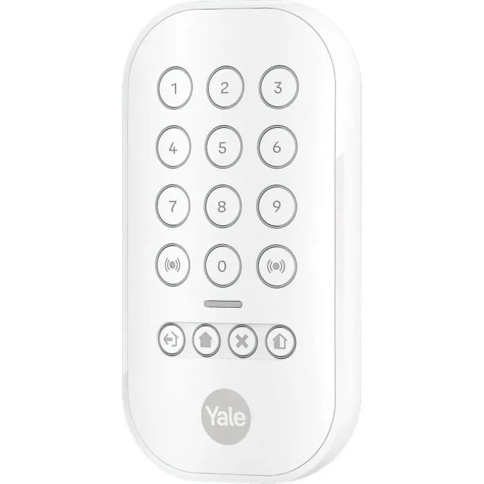Yale - Clavier pour alarme intelligente avec commande de 4 zones, bouton de panique et contrôle par code PIN sécurisé