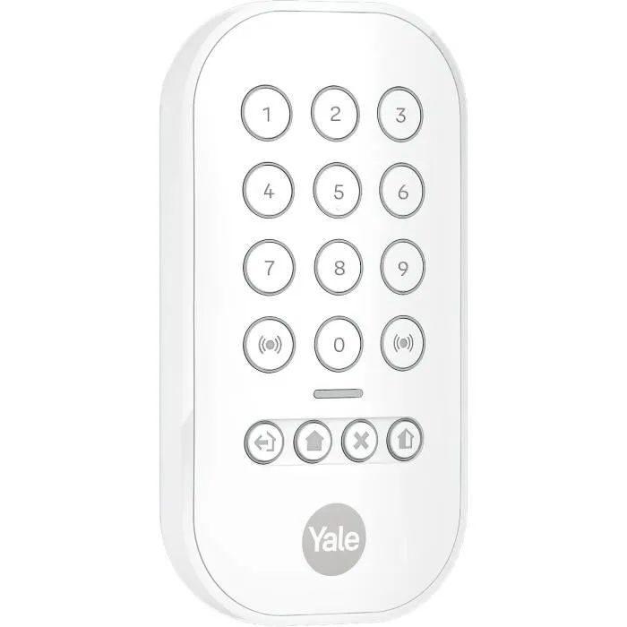 Yale - Clavier pour alarme intelligente avec commande de 4 zones, bouton de panique et contrôle par code PIN sécurisé