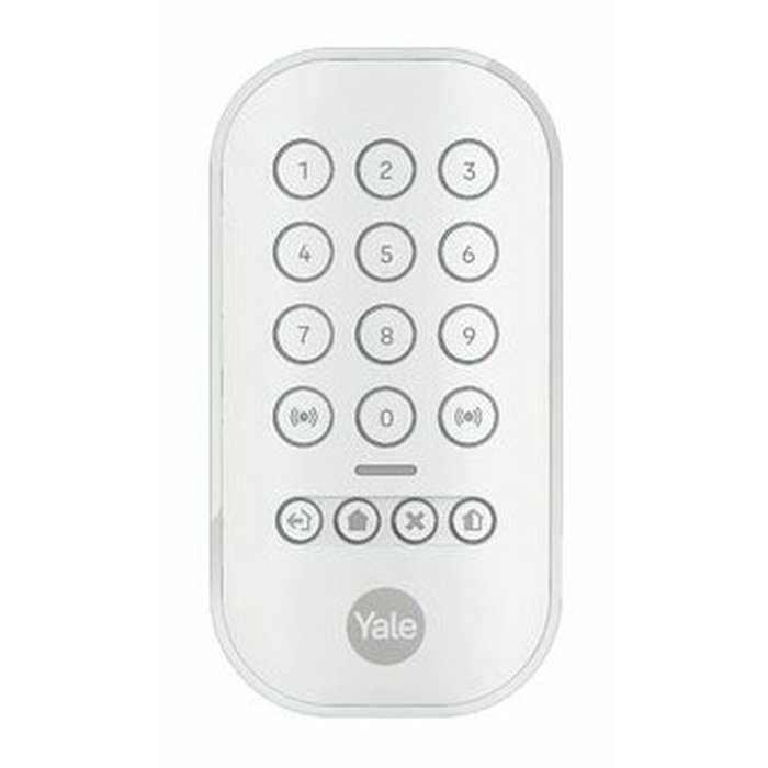 Yale - Clavier pour alarme intelligente avec commande de 4 zones, bouton de panique et contrôle par code PIN sécurisé Yale - Clavier pour alarme intelligente avec commande de 4 zones, bouton de panique et contrôle par code PIN sécurisé