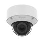 Hanwha Caméra de dôme extérieur antivandalisme Q series AI 5 MP IR avec objectif motorisé varifocal 3.2-10.2mm, PoE, détection de personnes/véhicules