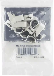 DUNLOP Pack de 12 médiators pour doigts taille S - Blanc