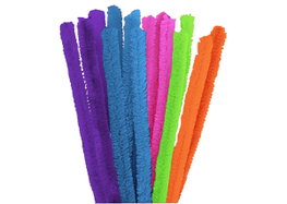 Innspiro Limpiapipas Chenille Mix 15mm x 50cm, 6 Couleurs, 10 unités