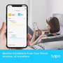 TP-Link Tapo Smart Temperature & Humidity Monitor - Capteur Intelligent pour la Maison avec Écran E-Ink 2.7", Notifications en Temps Réel, 868/922 MHz