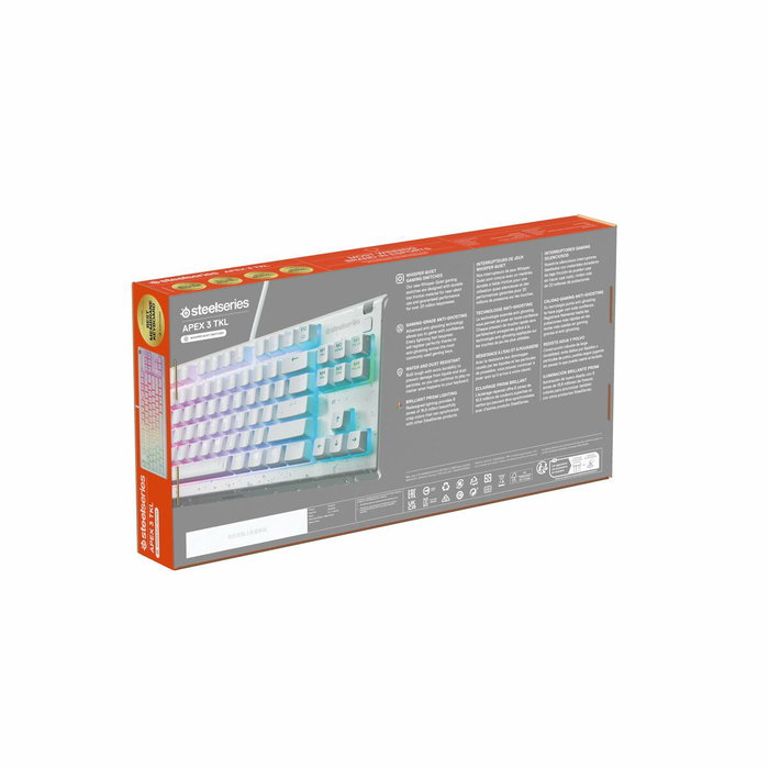 Clavier SteelSeries 64819 Blanc Clavier SteelSeries 64819 Blanc